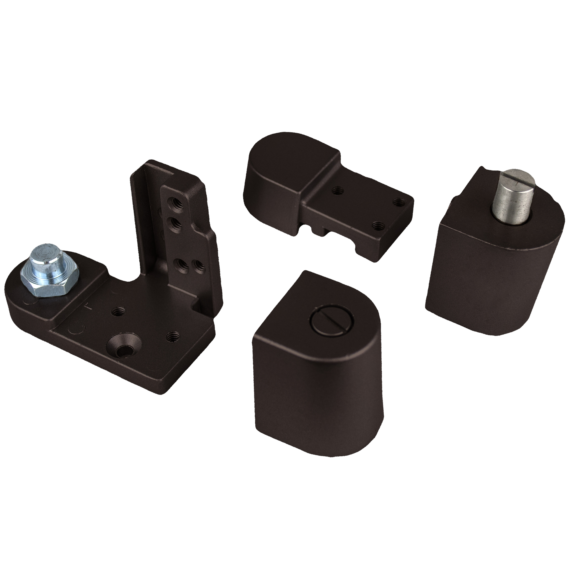 Global Door Controls Kawneer Style Duronodic Right Hand Offset Door Pivot Hinge Set — For Adams Rite Type Storefront Door, 125-Lb. Capacity, Model# TH1118-RH-DU